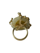 Load image into Gallery viewer, Golden Aura Geode Ring