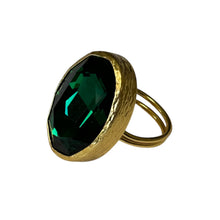 Load image into Gallery viewer, Emerald Green Glow Ring