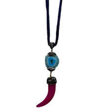 Load image into Gallery viewer, Azure Ember Pendant Necklace