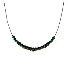 Load image into Gallery viewer, Turquoise Gold Evil Eye Necklace