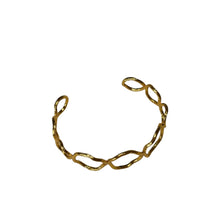 Load image into Gallery viewer, Golden Lattice Cuff Bracelet