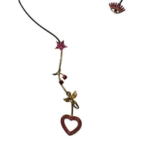 Load image into Gallery viewer, Whimsical Love Charm Choker Necklace
