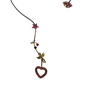 Whimsical Love Charm Choker Necklace