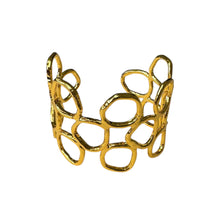Load image into Gallery viewer, Golden Lattice Cuff
