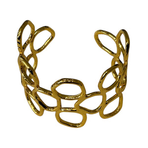 Golden Lattice Cuff