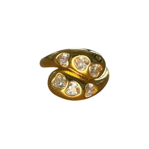 Heart Silver/ Gold Ring