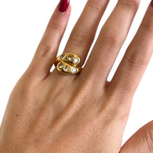 Load image into Gallery viewer, Heart Silver/ Gold Ring
