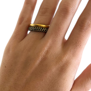 Gold Pave Ring