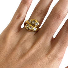 Load image into Gallery viewer, Heart Silver/ Gold Ring
