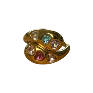 Heart Multicolor Ring