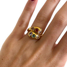 Load image into Gallery viewer, Heart Multicolor Ring
