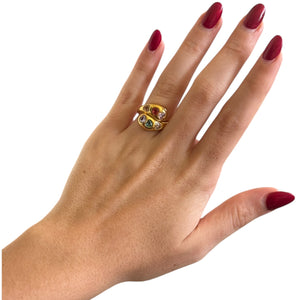 Heart Multicolor Ring