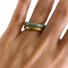 Load image into Gallery viewer, Gold Pave Ring
