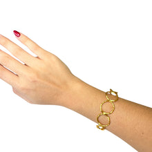 Load image into Gallery viewer, Golden Lattice Cuff Bracelet
