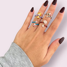 Load image into Gallery viewer, Gold Snake Ring
