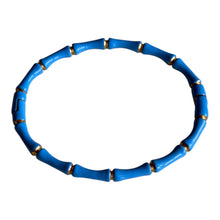 Load image into Gallery viewer, Isla Bamboo Bracelet Blue
