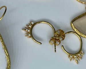 Spike Hoop Earrings