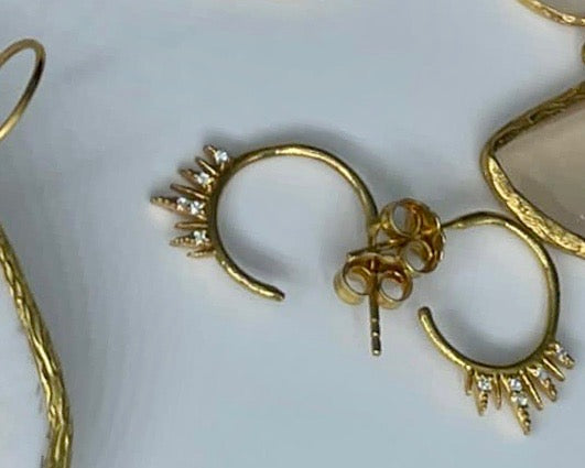Spike Hoop Earrings