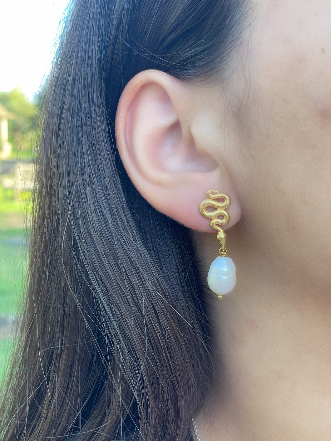 Delicate Snake Earrings