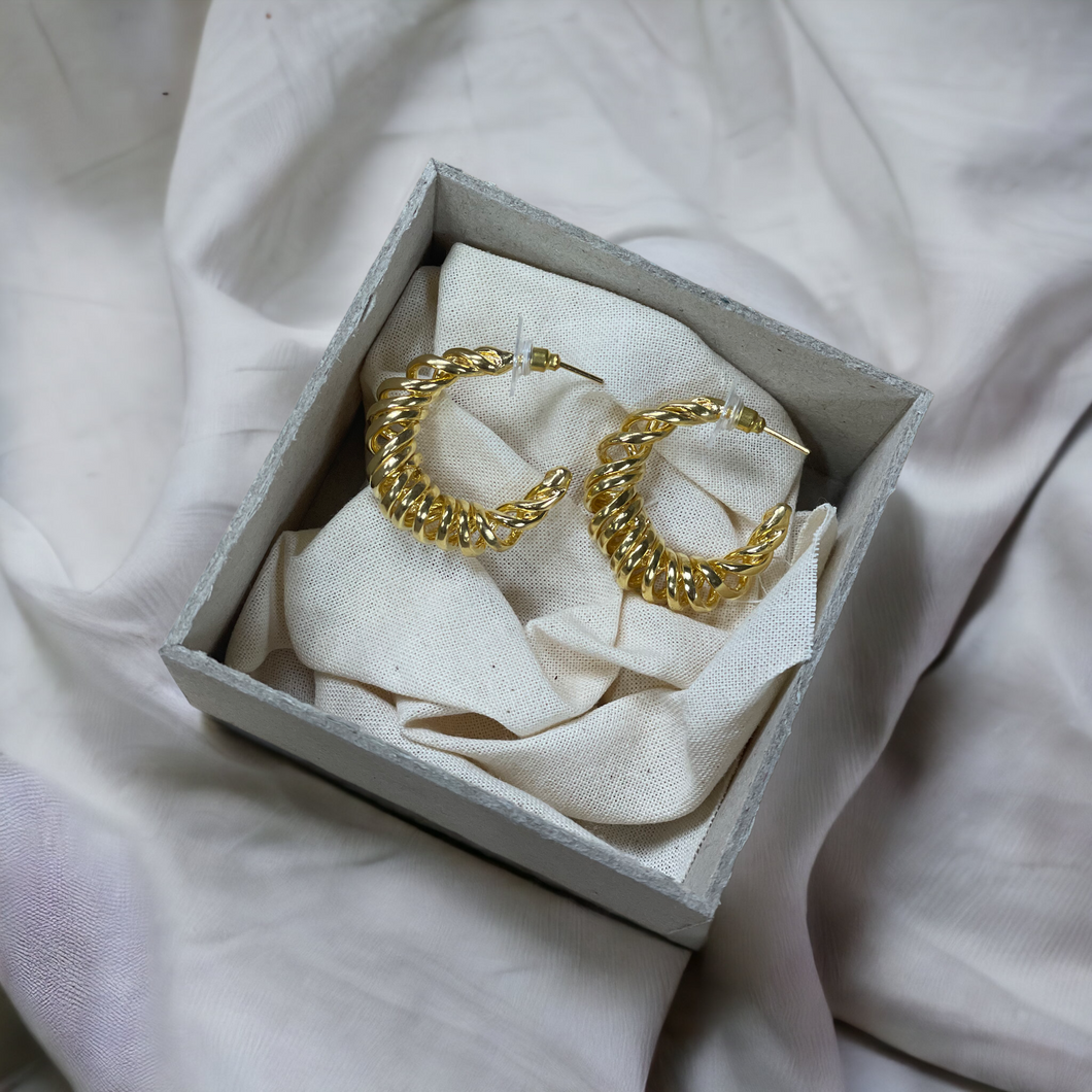 Croissant Hoop Earrings